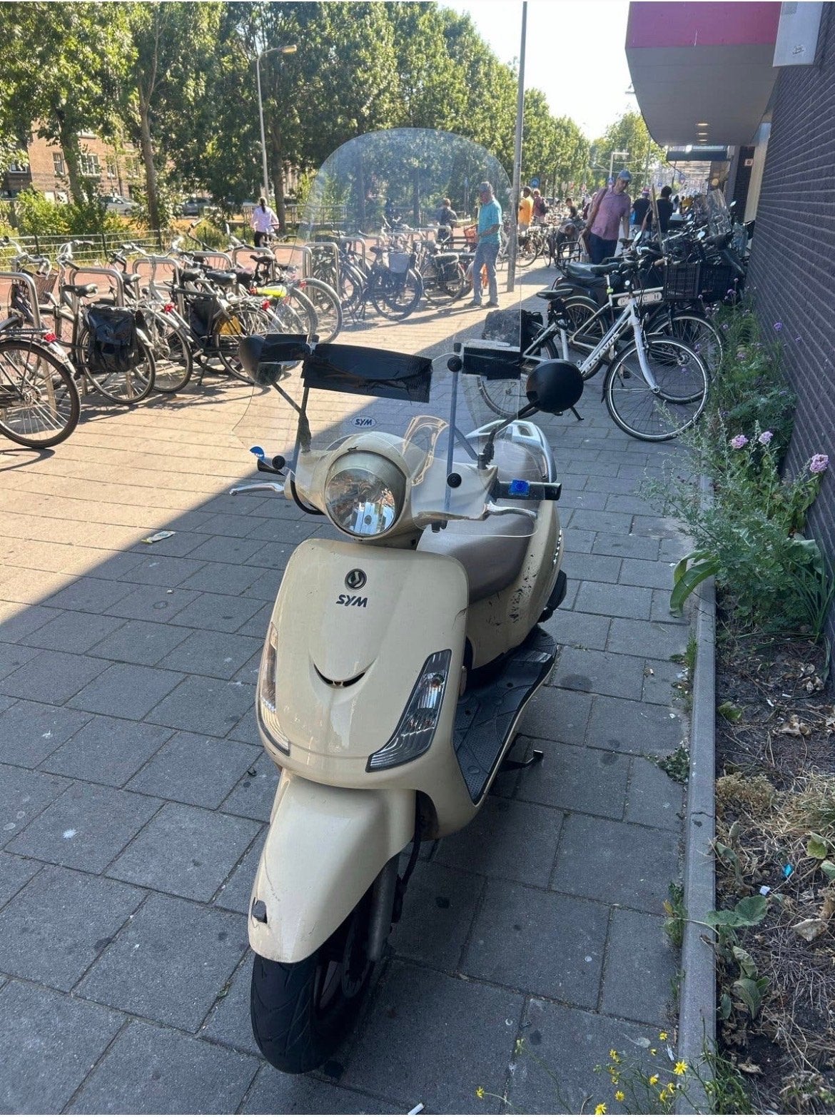 SYM Fiddle II Scooter, Fietsen en Brommers, Ophalen, Gebruikt, Maximaal 45 km/u, Benzine