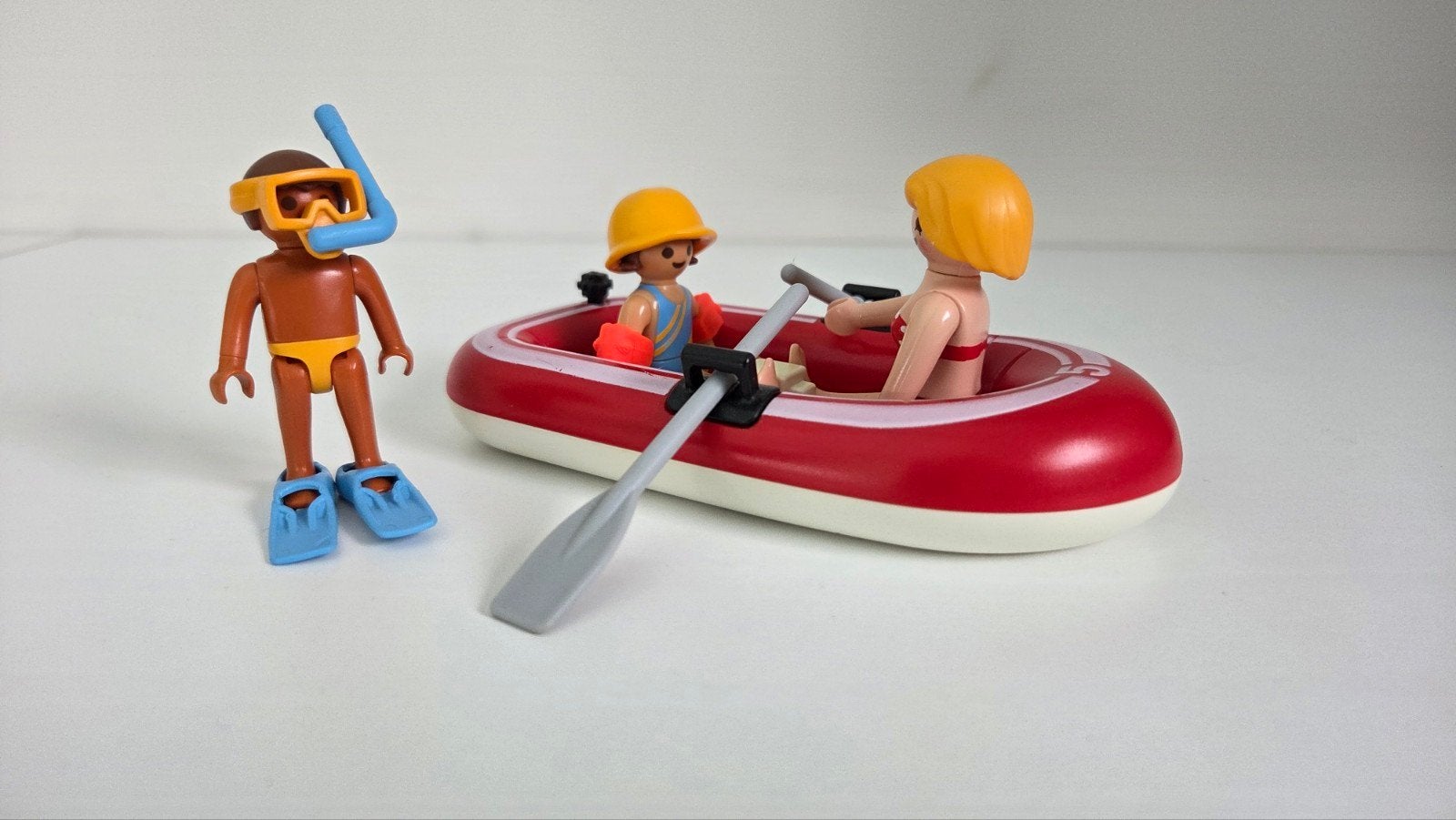 Playmobil Familie op Vakantie met Opblaasboot 5439, Complete set, Ophalen of Verzenden, Boot/Schip, Summer fun