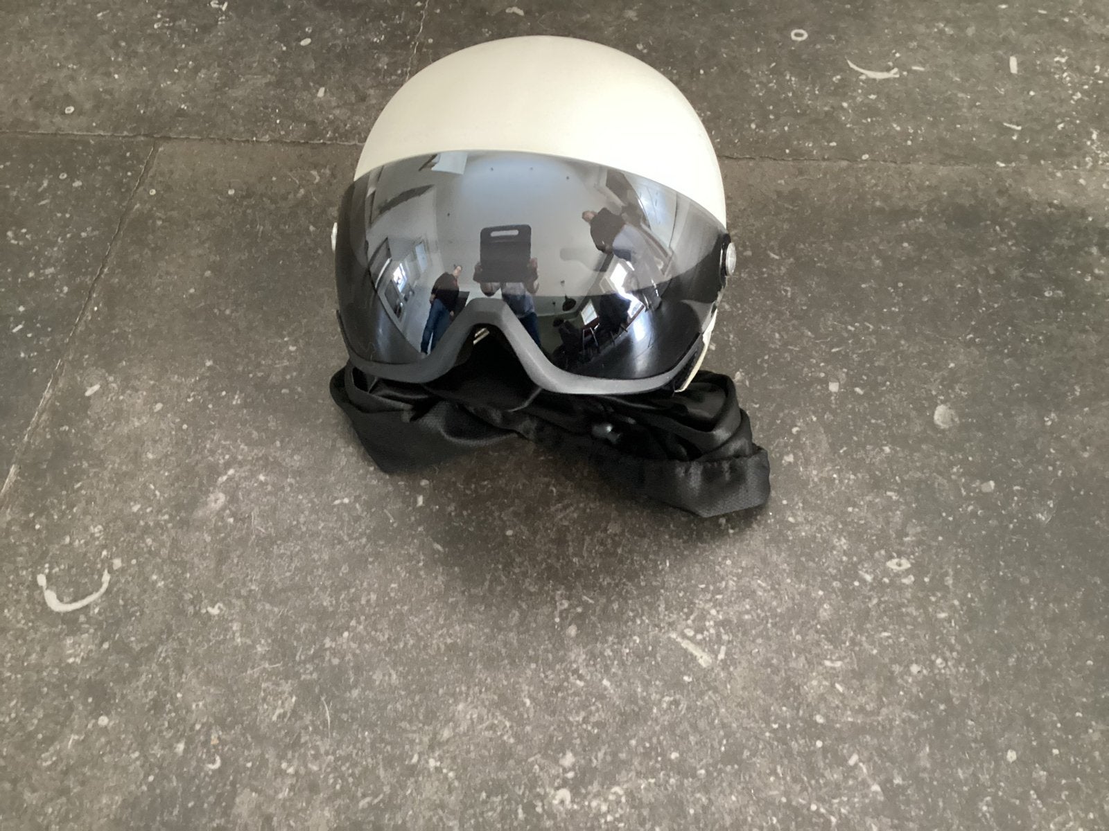 Skihelm met vizier, Sport en Fitness, Ophalen, Gebruikt, Skiën, Overige typen