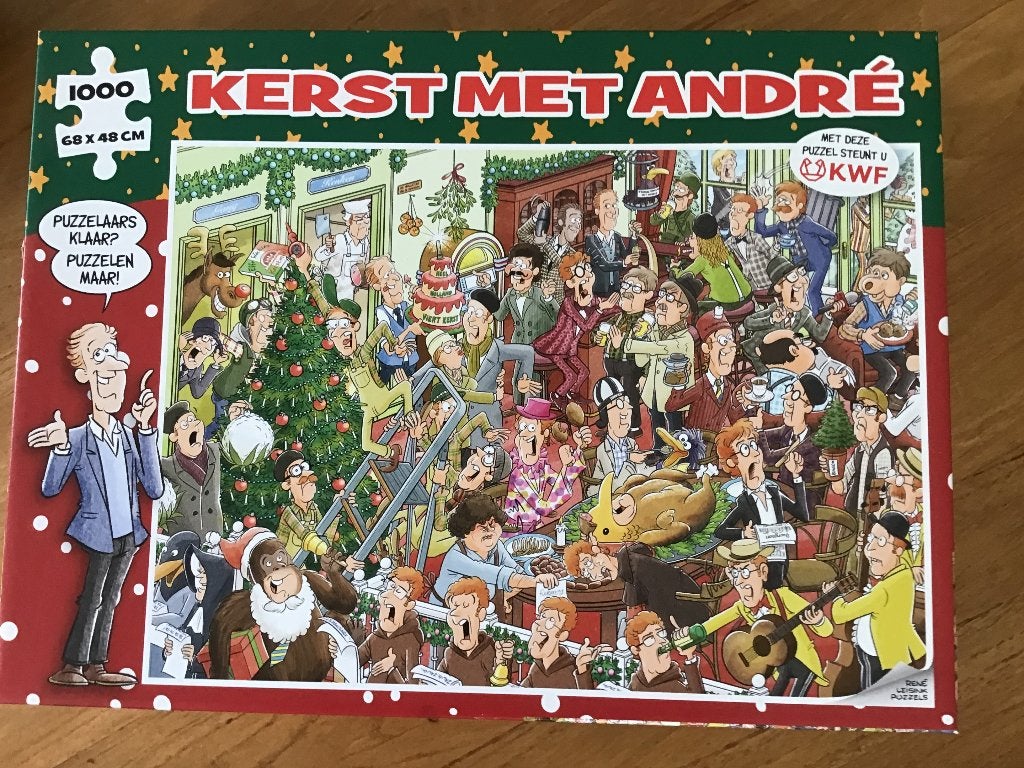 André van Duin puzzel, Ophalen, 500 t/m 1500 stukjes, Zo goed als nieuw, Legpuzzel