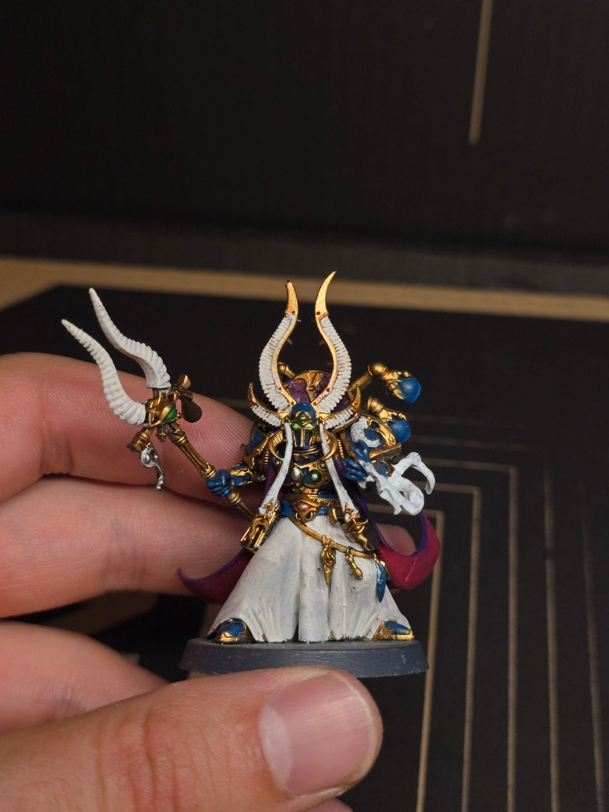 Ahriman, Thousand Sons - Zeer mooi beschilderd figuur, Hobby en Vrije tijd, Wargaming, Ophalen of Verzenden, Nieuw, Warhammer