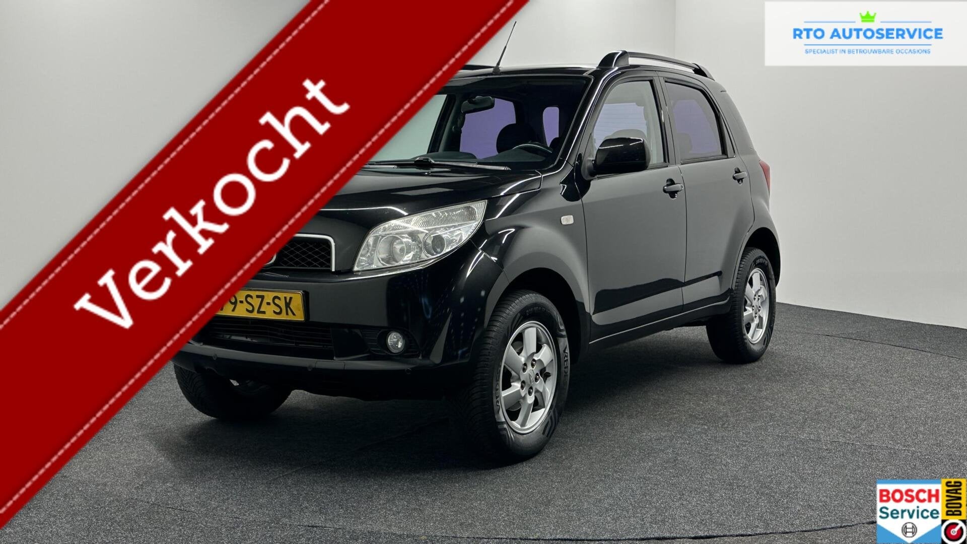 Daihatsu Terios 1.5-16v 2WD AIRCO LM TREKHAAK., Auto's, 13 km/l, 1350 kg, Zwart, Met garantie (alle)