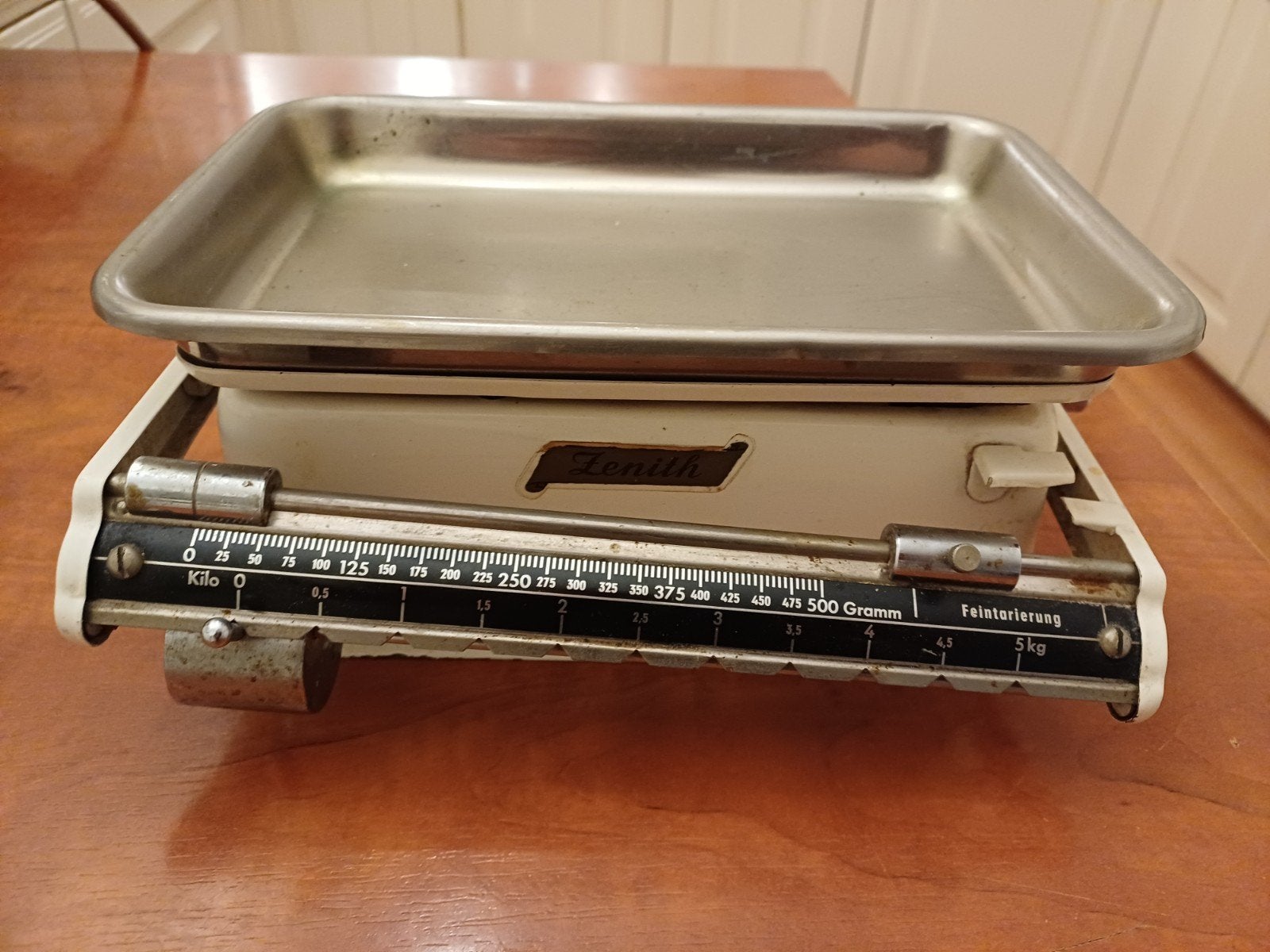 Vintage Zenith keukenweegschaal - tot 5 kg, Ophalen, Keukenweegschaal, Gebruikt, Minder dan 10 kg