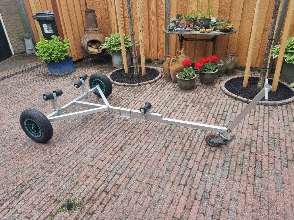 Opvouwbare handtrailer / boottrailer voor rubberboot, Ophalen, Gebruikt, Overige typen