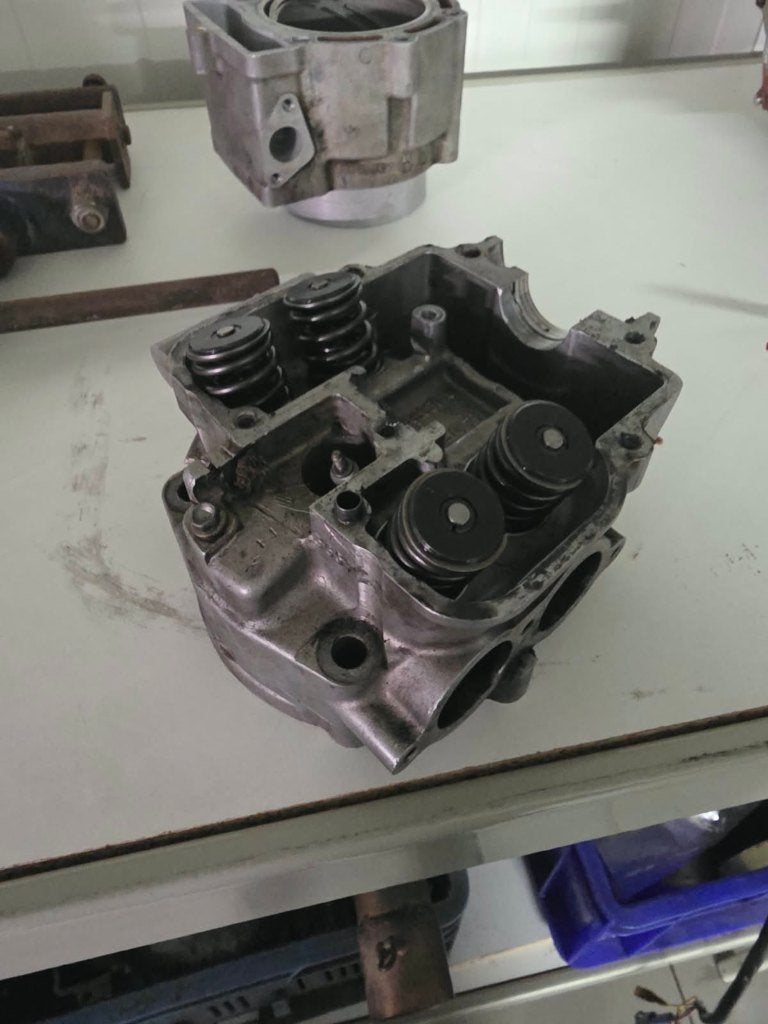 KTM 525 520 exc cilinderkop, Ophalen of Verzenden, Gebruikt