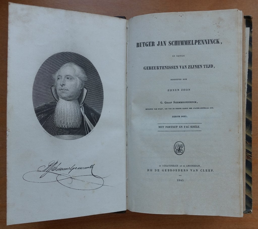 Rutger Jan Schimmelpenninck en eenige gebeurtenissen, G. Graaf Schimmelpenninck, 19e eeuw, Verzenden, Zo goed als nieuw