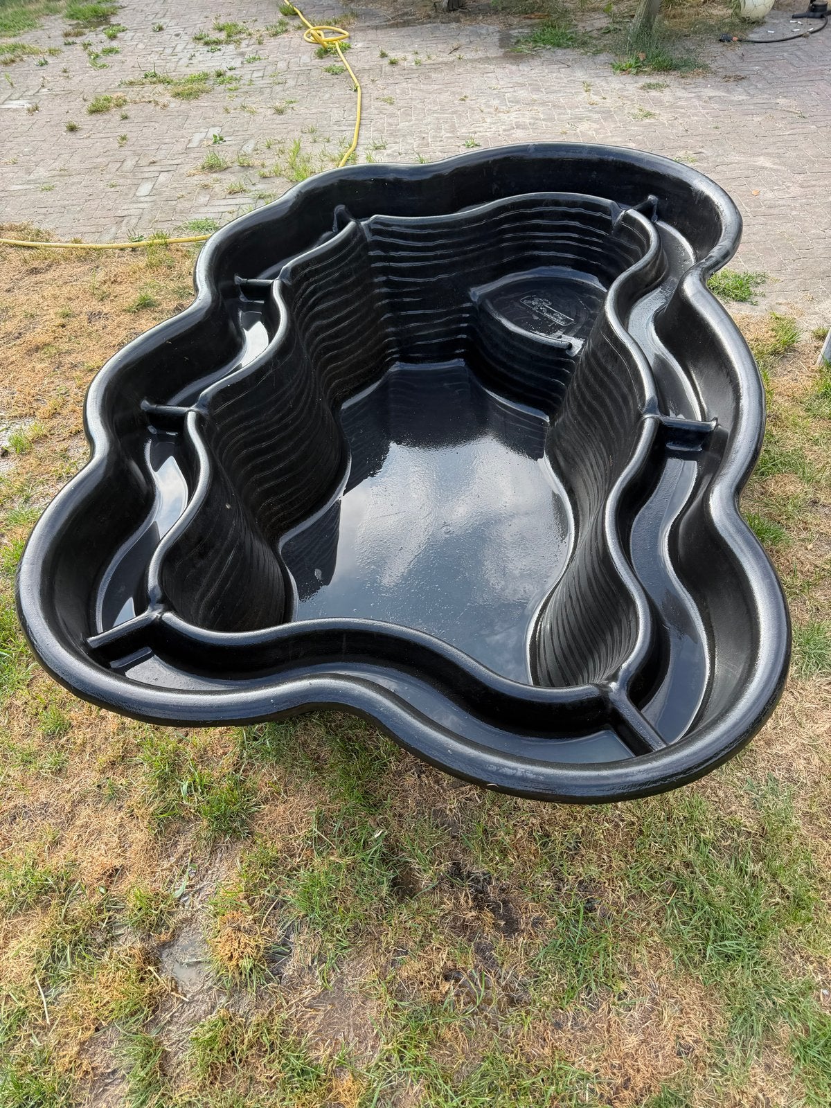 Vijverbak 205x135x50 cm - Robuust en Klaar voor Gebruik, Tuin en Terras, Vijvers, Ophalen of Verzenden, Gebruikt