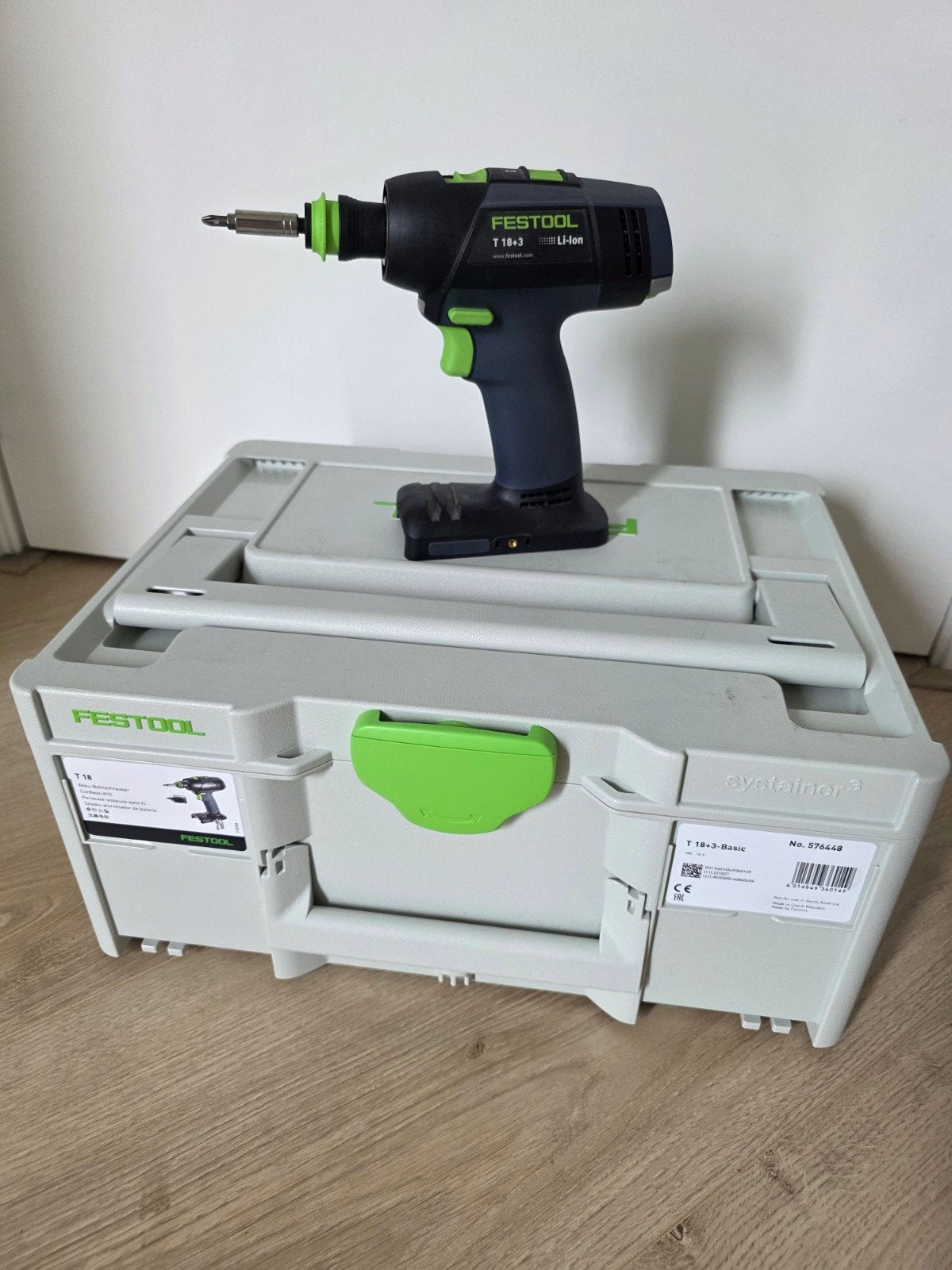 Festool T18+3 Accu-schroefboormachine (Nieuw), Doe-het-zelf en Verbouw, Variabele snelheid, Nieuw, Ophalen of Verzenden, Boor- en Schroefmachine