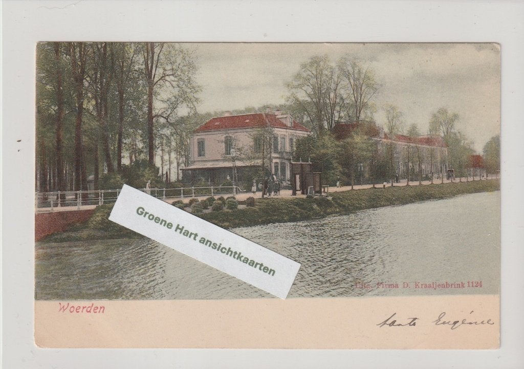 Woerden - Oostdam 1901 * Kraaijenbrink, Ophalen of Verzenden, Voor 1920, Gelopen, Utrecht