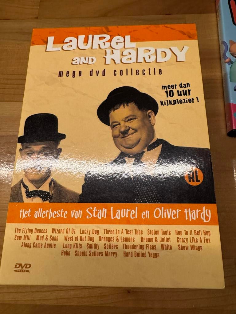 Laurel & Hardy Mega DVD Collectie - Meer dan 10 uur kijkplez, Alle leeftijden, Ophalen of Verzenden, Gebruikt, Boxset