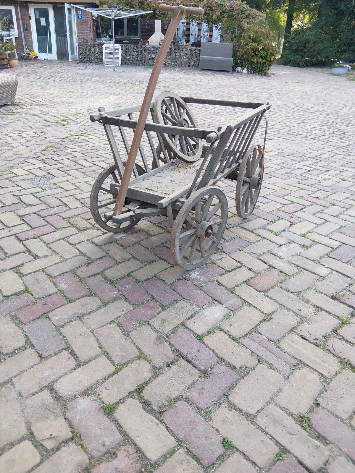 Antieke Strandwagen - Opknapper met Extra Wiel, Ophalen