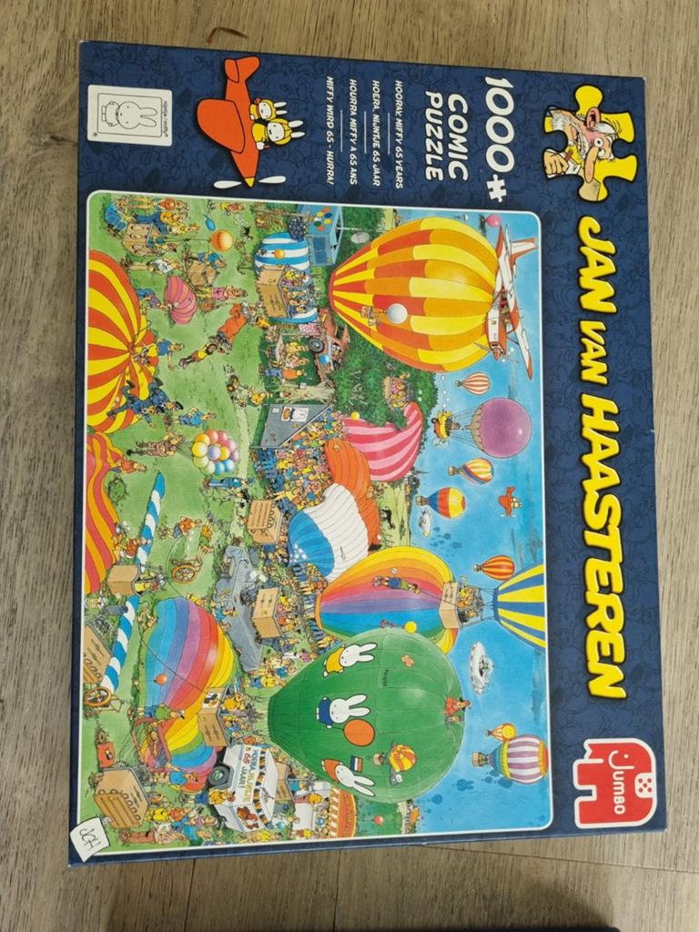 Jan van Haasteren puzzel "Nijntje", Ophalen of Verzenden, 500 t/m 1500 stukjes, Zo goed als nieuw