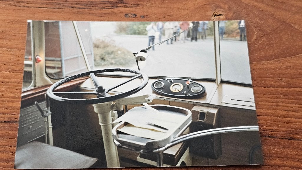 Foto BUS GVA Arnhem Trolleybus 101 Cabine, Verzenden, Gebruikt, Bus of Metro, Overige typen