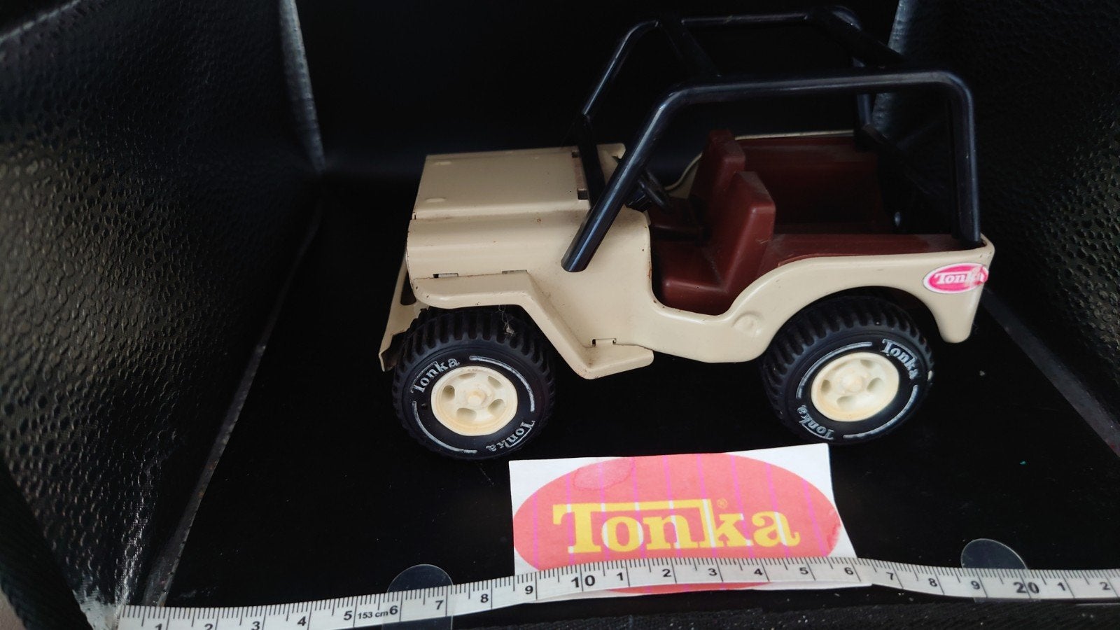 Prachtige Tonka Jeep - Vintage Speelgoedvoertuig, Antiek en Kunst, Ophalen of Verzenden