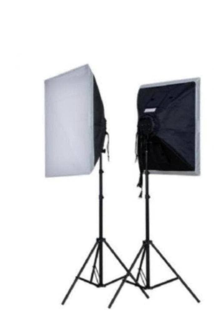 Falcon Eyes Continu Lichtset LH-ESB5050K2 2x40W, Lamp of Flitsset, Falcon Eyes, Ophalen of Verzenden, Eiberstraat 9 te Dokkum