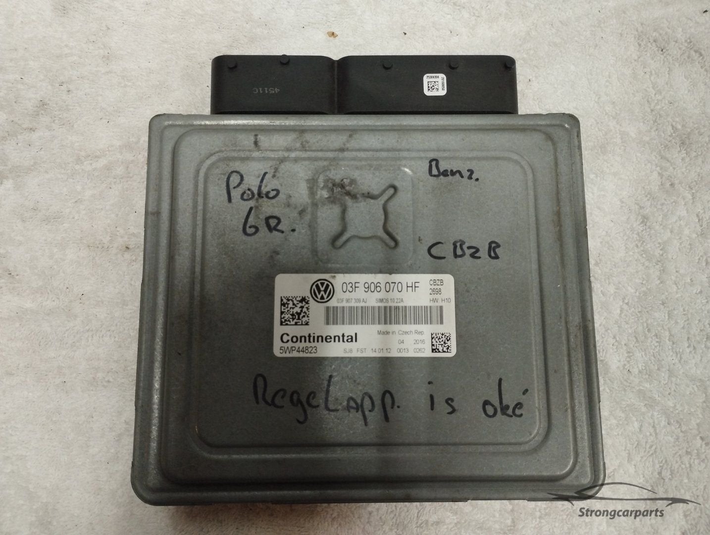 ECU motormanagement VW polo 6R  03F906070HF 1.2 tsi CBZB 105, Auto-onderdelen, Gebruikt, -, Volkswagen, -