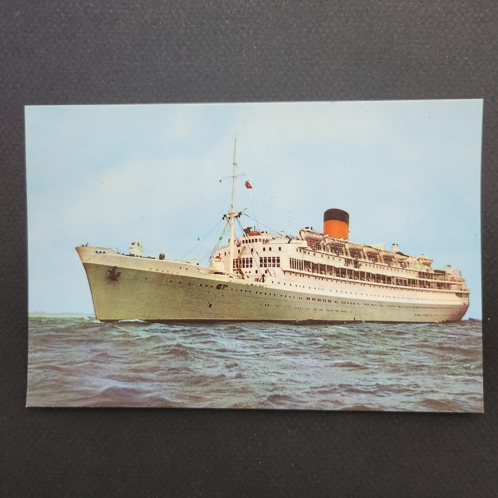 Ansichtkaart m.s. Oranje - Gebouwd 1939 N.D.S.M. Amsterdam, Verzamelen, Verzenden, 1940 tot 1960, Ongelopen