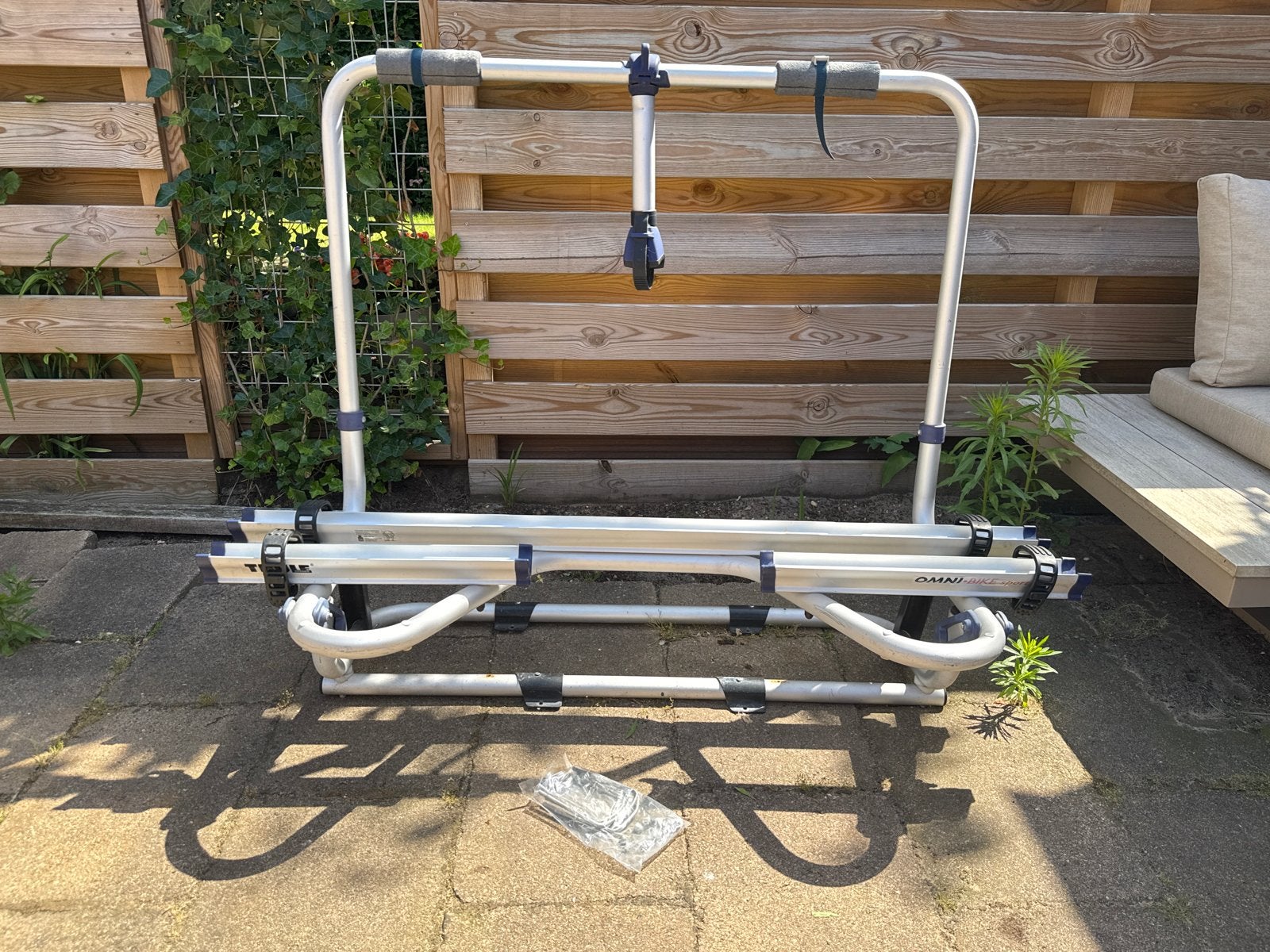 Thule Omni-Bike Sport Fietsendrager (kantelbaar), Ophalen, 2 fietsen, Gebruikt, Fietsendrager-accessoire