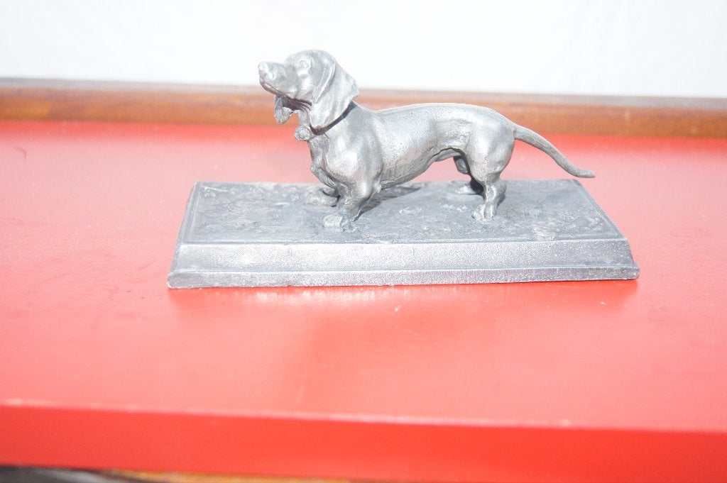 Teckel hondje, Ophalen of Verzenden, Overige materialen, Beeld