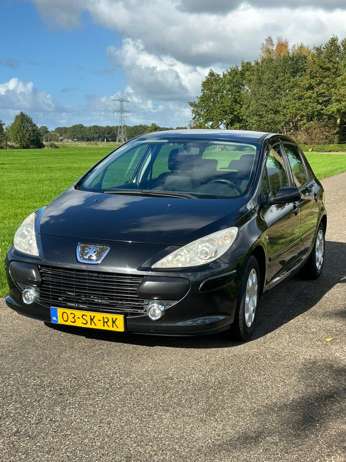 Peugeot 307 1.6 16V automaat 2006, Dealer onderhouden, 4 cilinders, Zwart, Origineel Nederlands