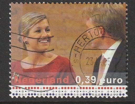 Nederland 2004 2272 Maxima & Willem-Alexander Gest Den Bosch, Ophalen of Verzenden, Na 1940, Gestempeld