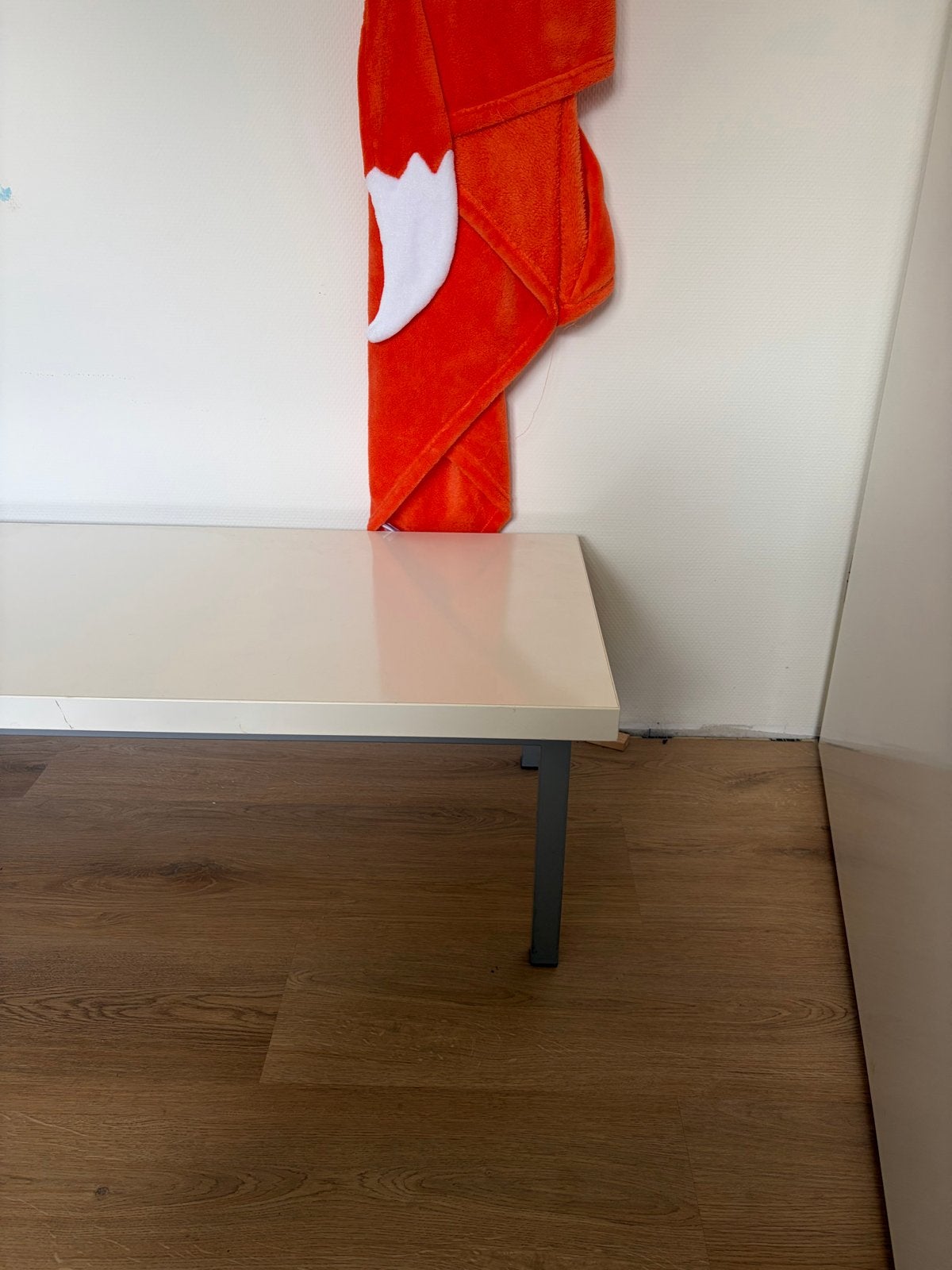 2x Witte salon/etalage/bijzet tafel, Ophalen, Gebruikt, 100 tot 150 cm, 50 tot 100 cm