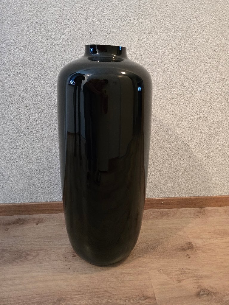 Glazen Vaas van Leonardo, Ophalen, Zwart, 70 cm, Glas