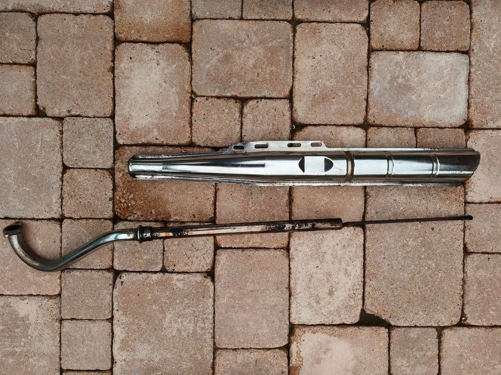 Puch Maxi uitlaat 28mm bocht, zonder demper, Ophalen of Verzenden, Gebruikt, Uitlaat