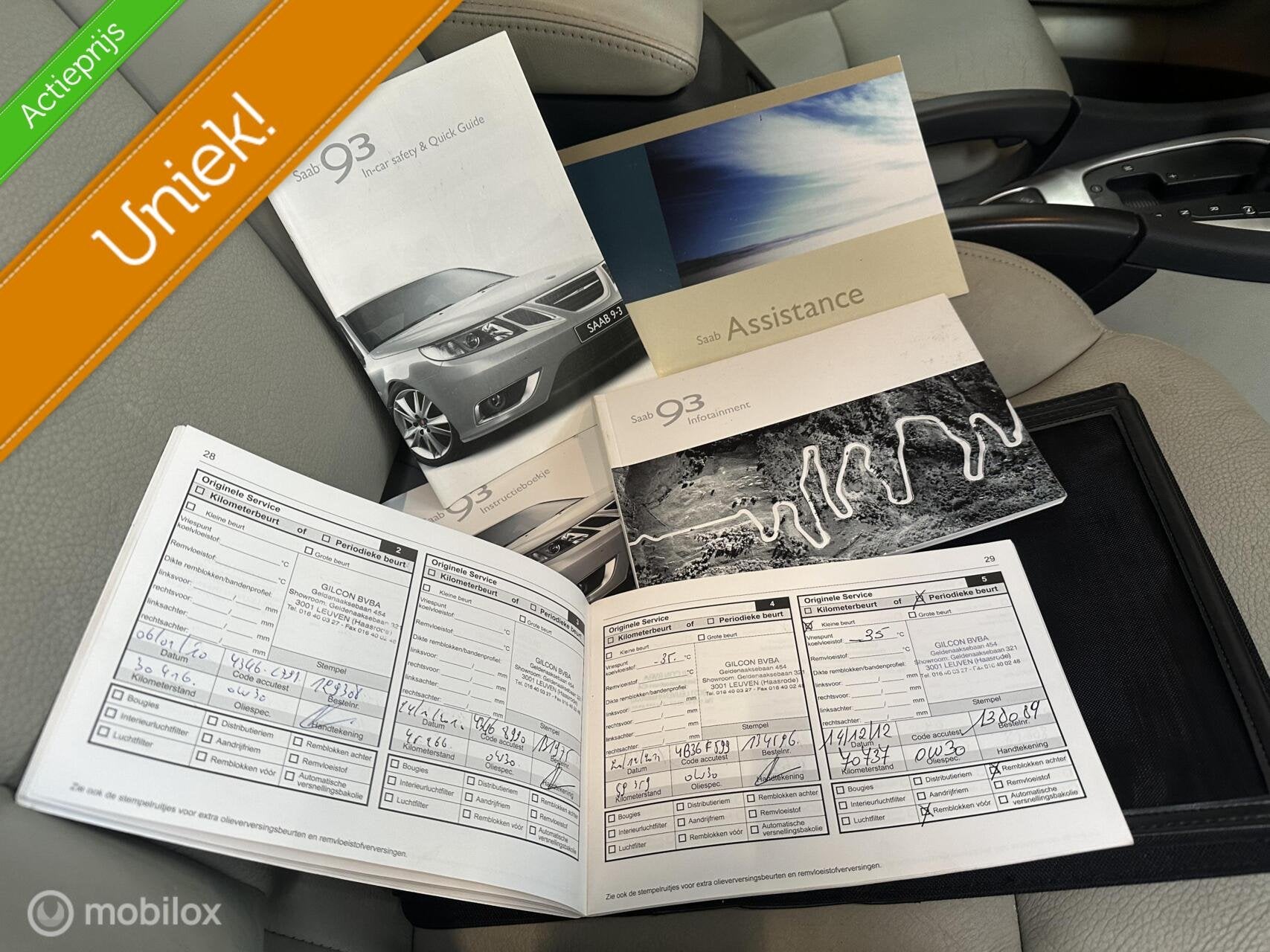 Saab 9-3 Cabrio 2.0t BioPower / Vol opties / Automaat / Zeer, Auto's, 4 cilinders, Cabriolet, 4 stoelen, Leder