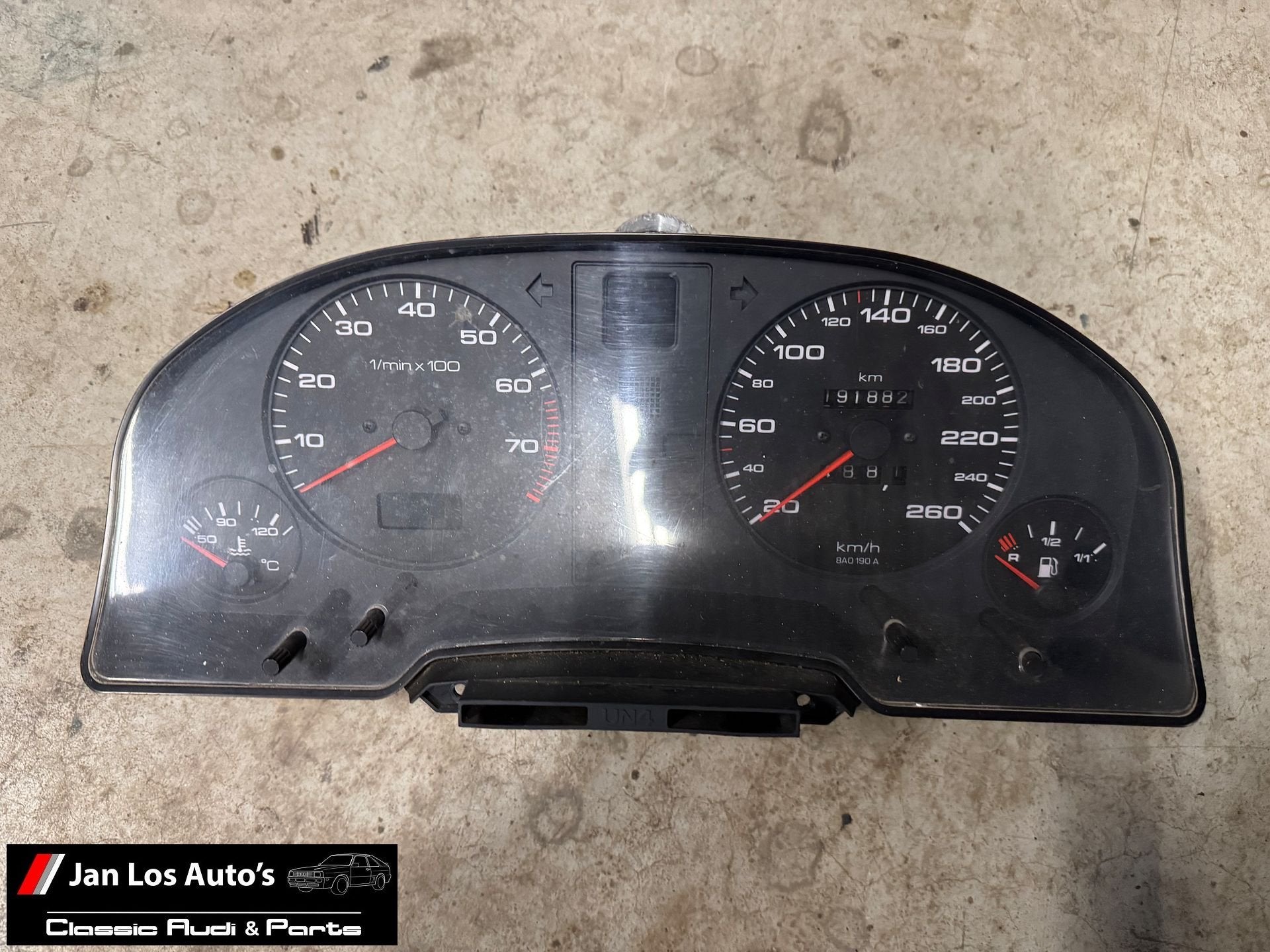 Audi 80 B4 Cabrio Coupe instrumentenpaneel 2.3 2.6 2.8, Gebruikt, -, -, -