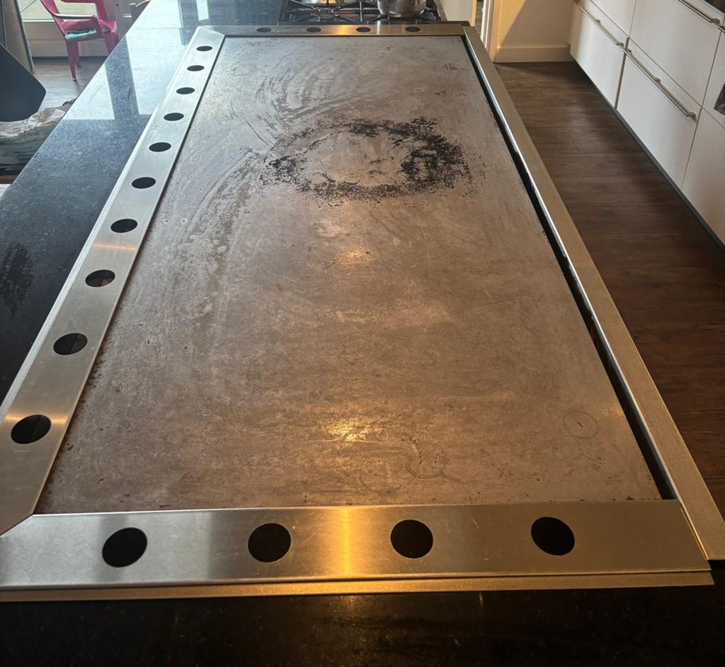 Professionele Japanse teppanyaki bakplaat, Ophalen, Gebruikt, 60 cm of meer, Grill