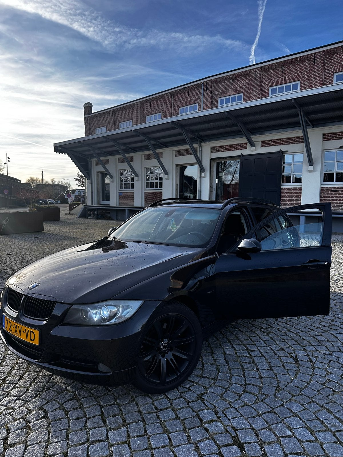BMW 3-Serie 2.0 I 320 Touring 125KW 2007 Zwart, Ophalen of Verzenden