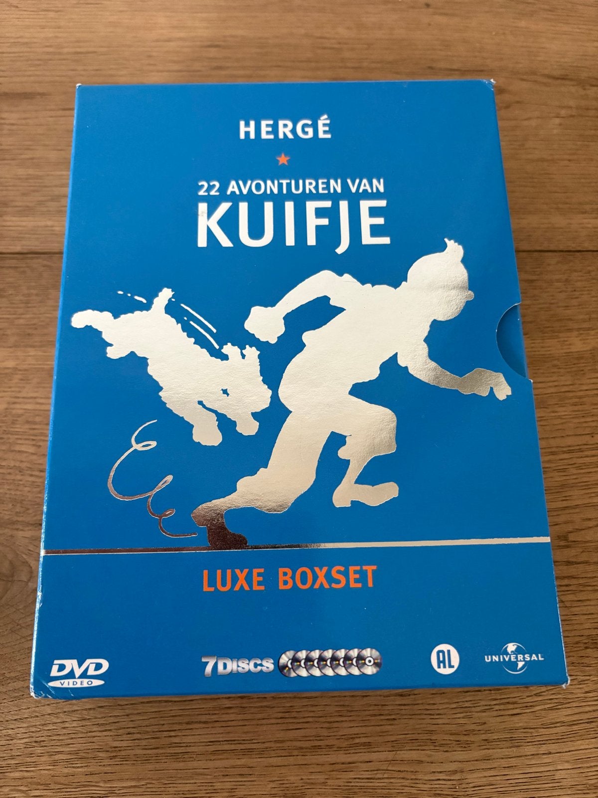 Kuifje Luxe Boxset - 22 Avonturen op 7 DVD's, Europees, Gebruikt, Animatie, Alle leeftijden