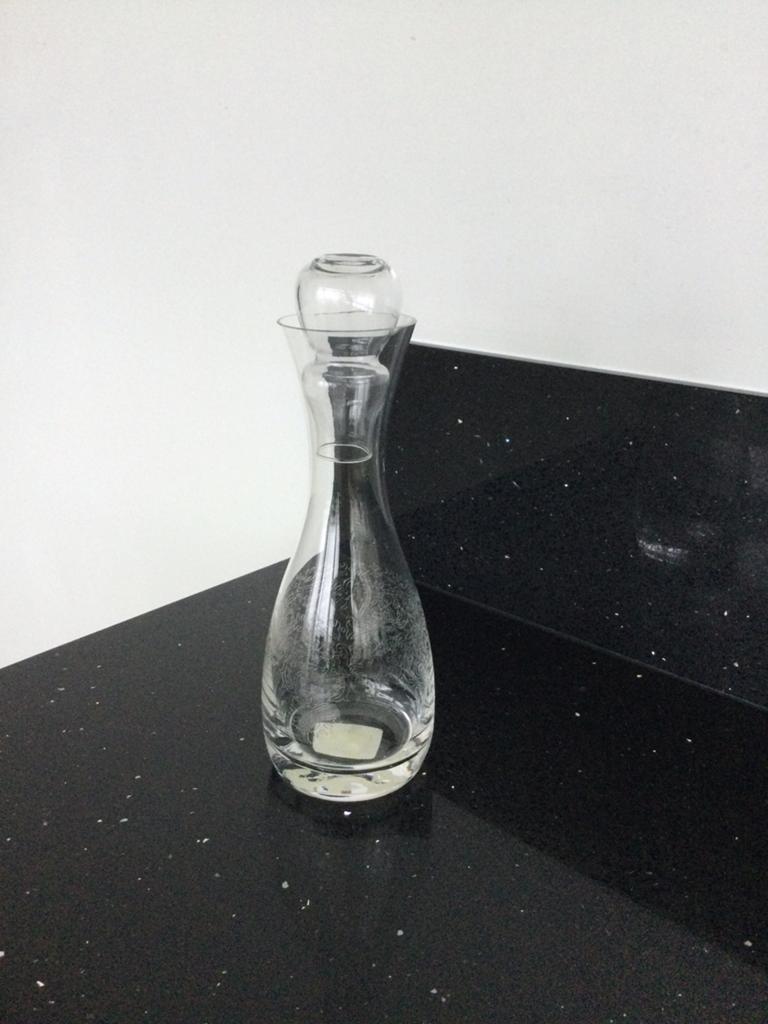 Nieuw Glazen water Karaf, Huis en Inrichting, Ophalen of Verzenden, Nieuw