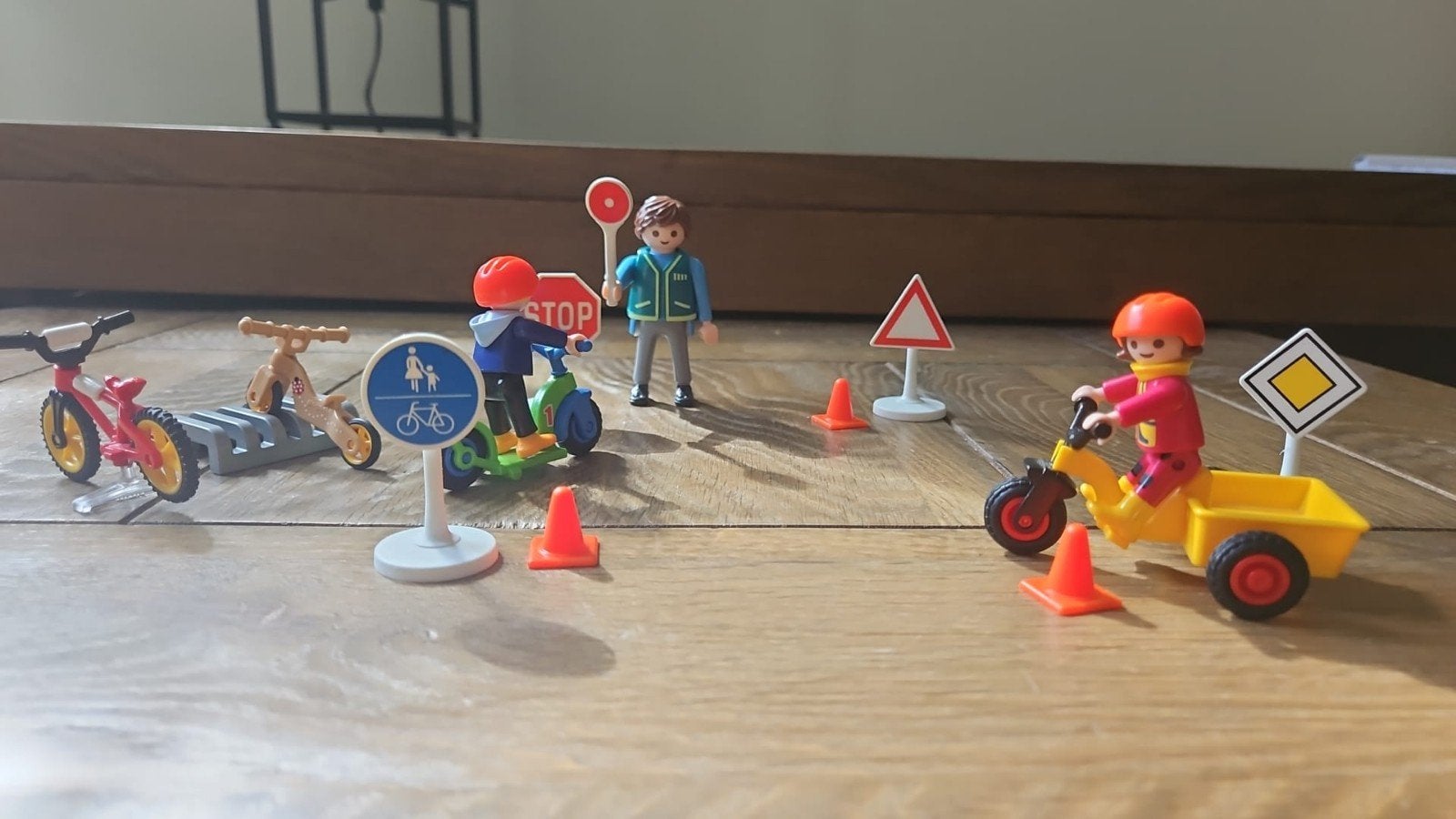 Playmobil Verkeersles Set met Figuren en Accessoires 5571, Ophalen, Gebruikt