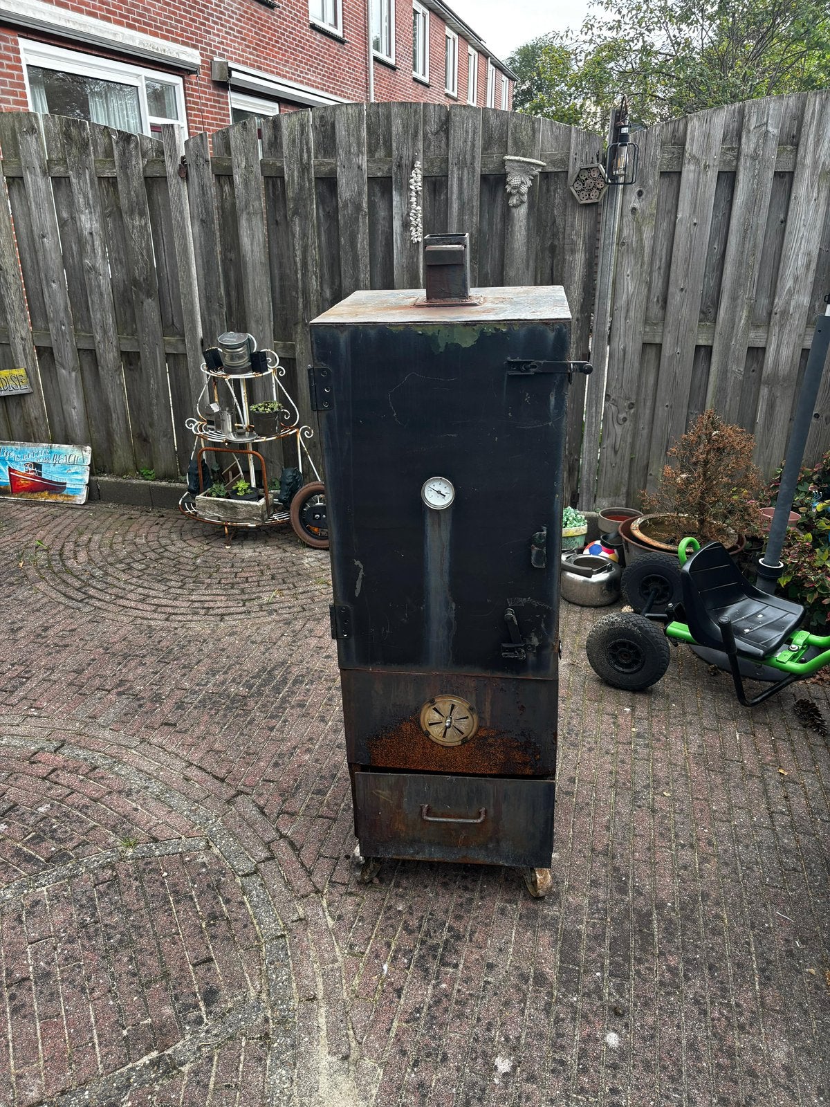 Rookkast, Ophalen, Gebruikt