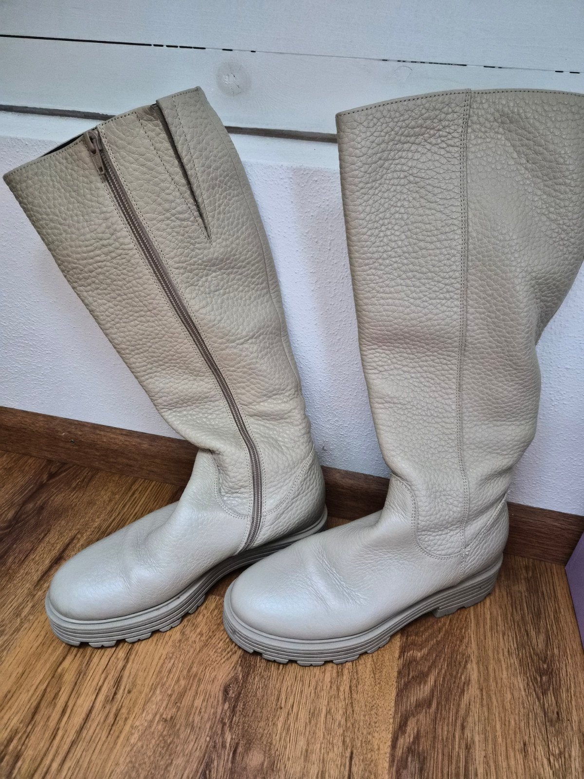 merk: Dls Sport. Laarzen, maat 38, beige, Hoge laarzen, Beige, Ophalen of Verzenden, Gedragen