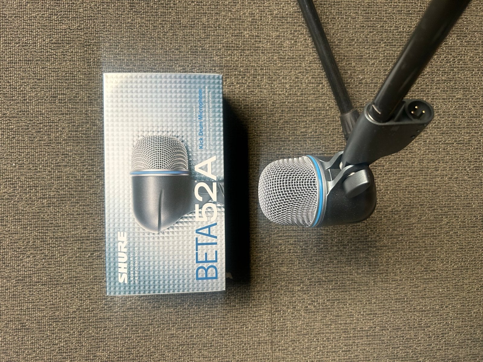 Shure Beta 52A Kick Drum Microfoon - Zo goed als nieuw, Muziek en Instrumenten, Ophalen of Verzenden, Zo goed als nieuw, Instrumentmicrofoon