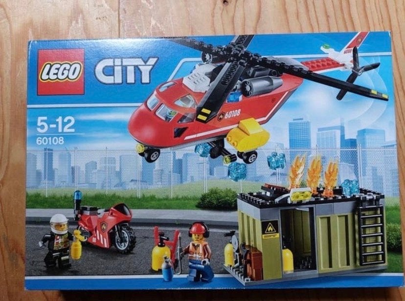 LEGO City Brandweer Helikopter 60108 - Nieuw in doos, Ophalen of Verzenden, Nieuw, Overige merken