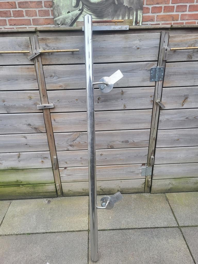 Metalen trapleuning 130 cm, Gebruikt, Overige typen, Ophalen of Verzenden, 50 mm of meer