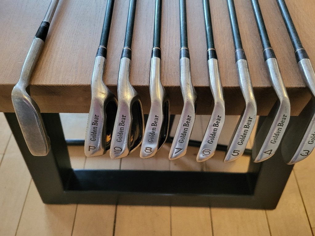 Complete golfset Golden Bear+TaylorMade putter+ Izzo golftas, Sport en Fitness, Golf, Ophalen, Gebruikt, Set