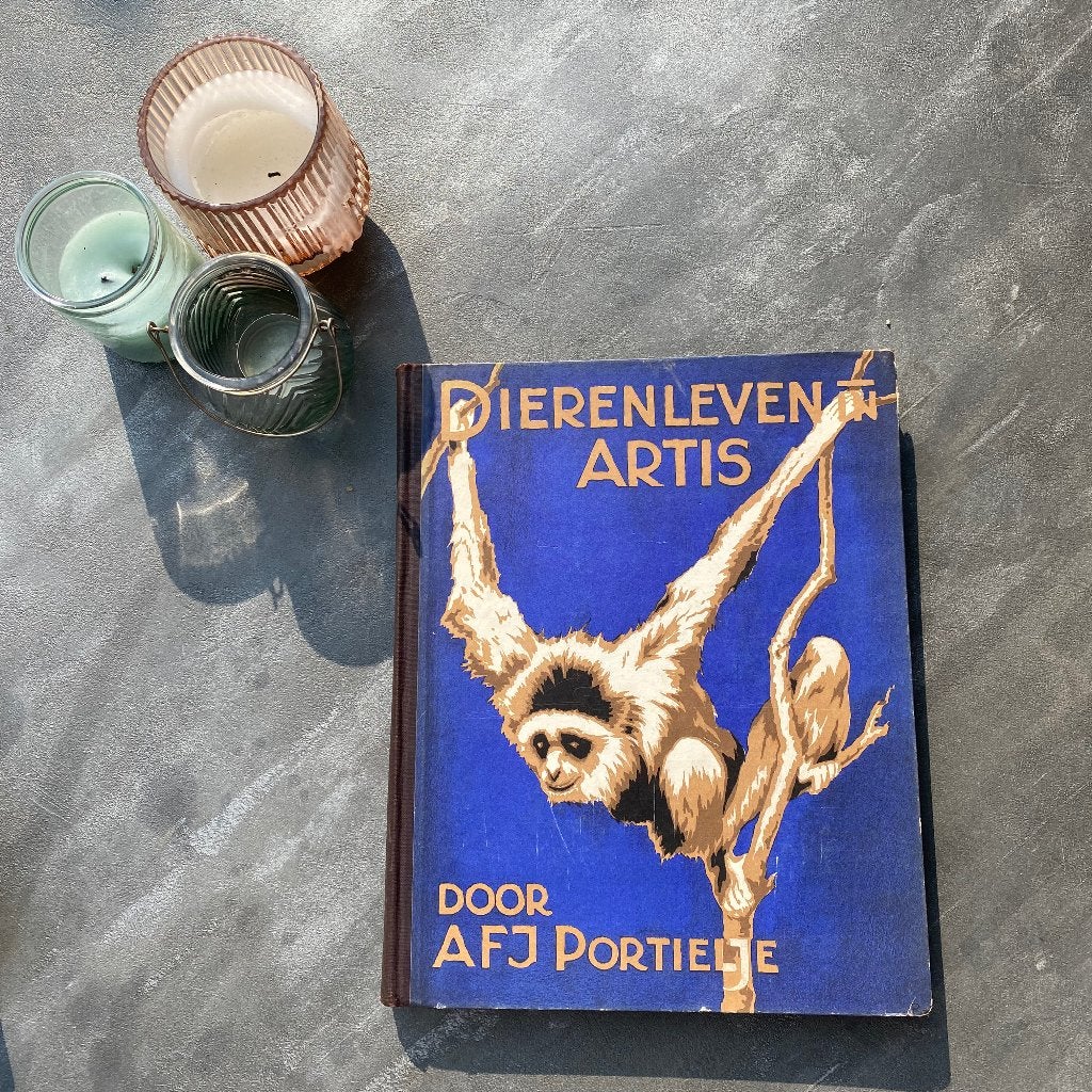 Verkade Album - Dierenleven in Artis (A.F.J. Portielje), Ophalen of Verzenden, Gelezen, A.F.J. Portielje, Plaatjesalbum