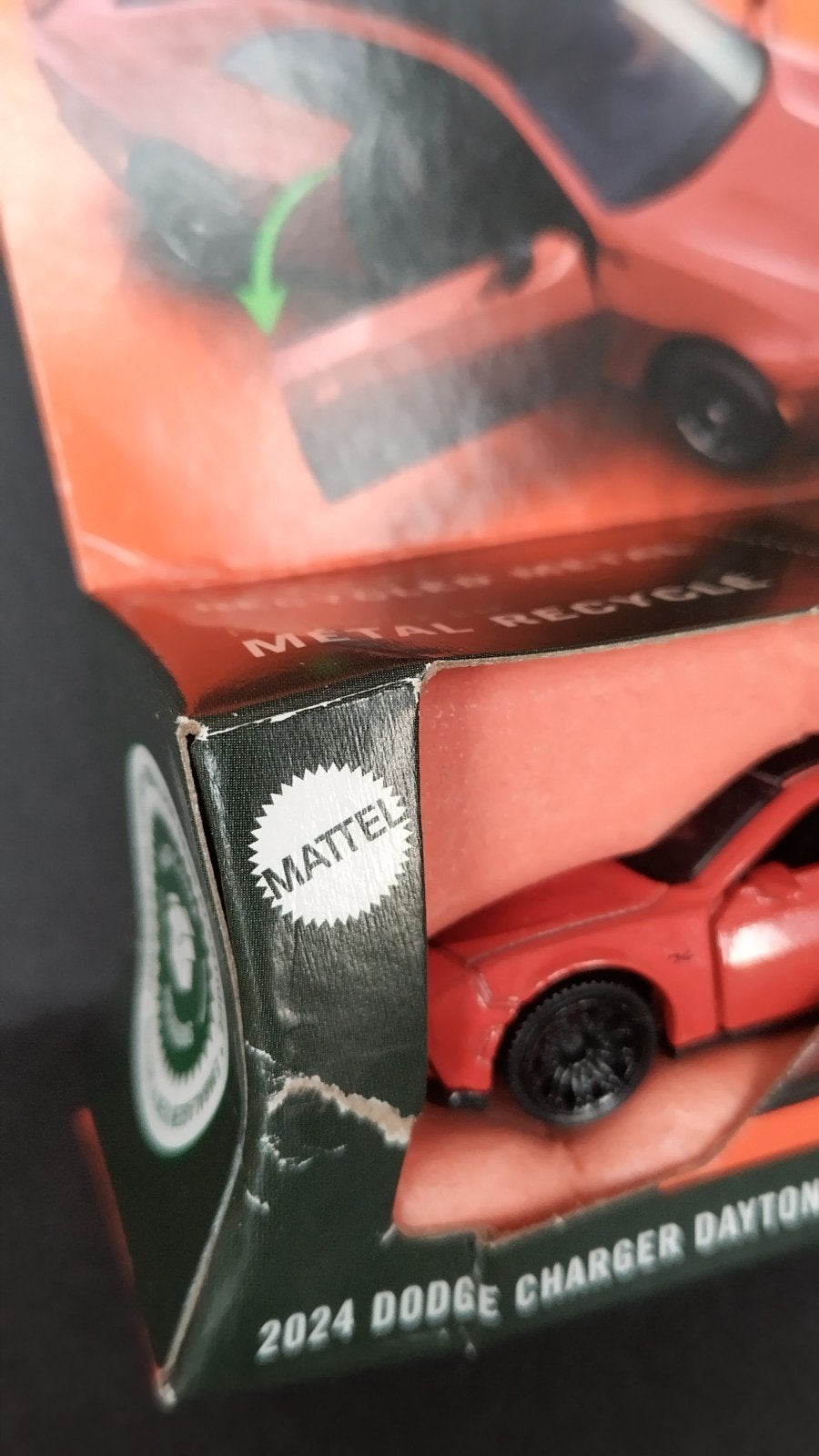 Dodge Charger RT Daytona 1;64 Matchbox Moving Parts Pol, Auto, Verzenden, ., Zo goed als nieuw