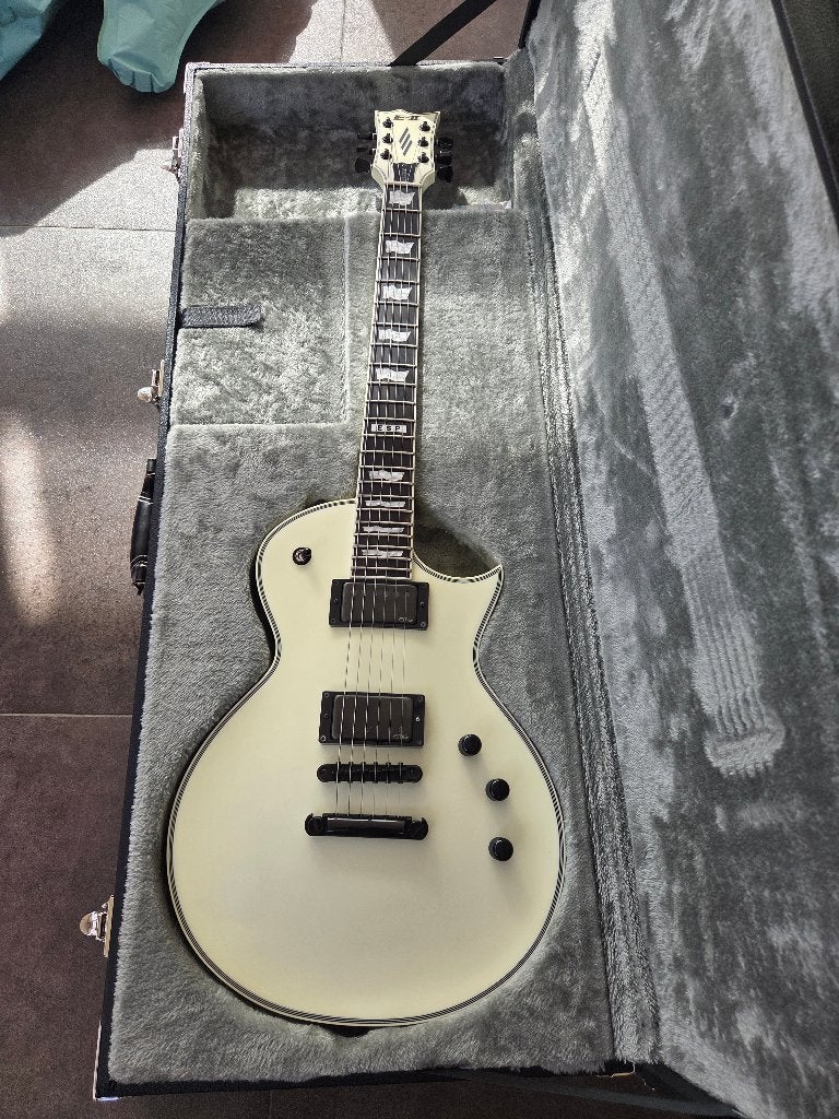 Ruilen /koop esp E-ii eclipse snow white, Muziek en Instrumenten, Ophalen, Zo goed als nieuw, Solid body, Overige merken