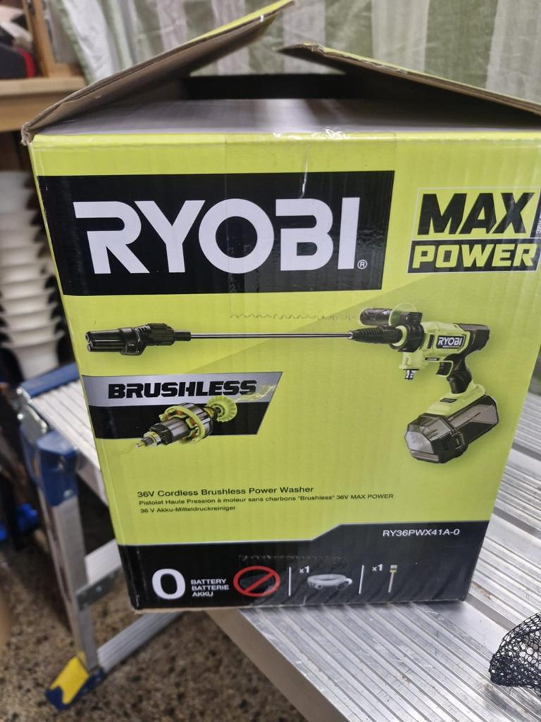 Ryobi EZ Clean Hogedrukreiniger 36V Accu - Nieuw, Ophalen of Verzenden, Nieuw