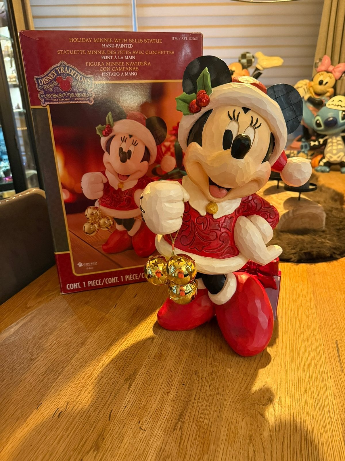 Disney Traditions big fig Minnie Mouse beeld, Ophalen of Verzenden, Mickey Mouse, Zo goed als nieuw, Beeldje of Figuurtje