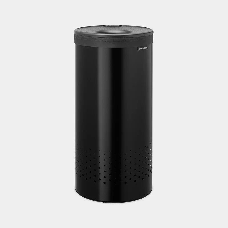 Brabantia Wasbox 35L - Mat Zwart met Kunststof Deksel, Ophalen, Nieuw