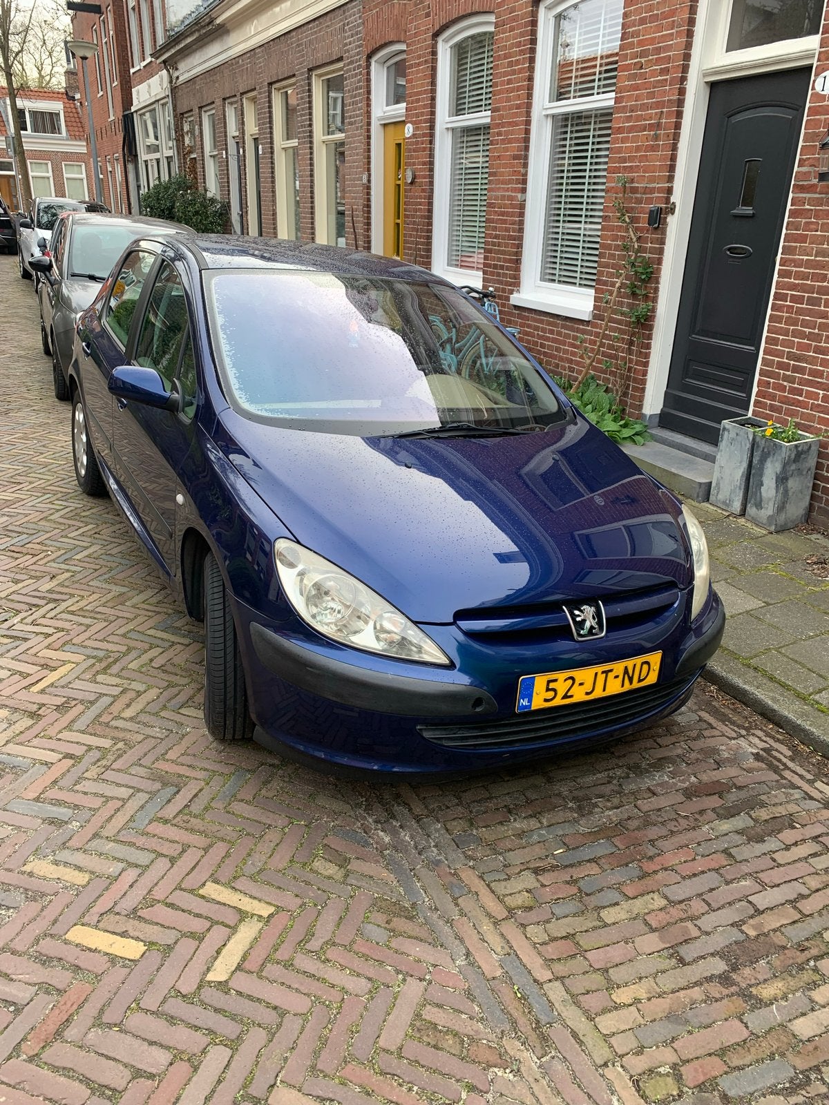 Betrouwbare Peugeot 307 (2002) APK t/m maart 2027!, Voorwielaandrijving, 4 cilinders, Blauw, 610 kg