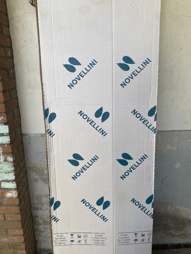 Douchedeur voor nis Novellini Young 88cm - 92cm, Ophalen, Nieuw, Glas, Douche