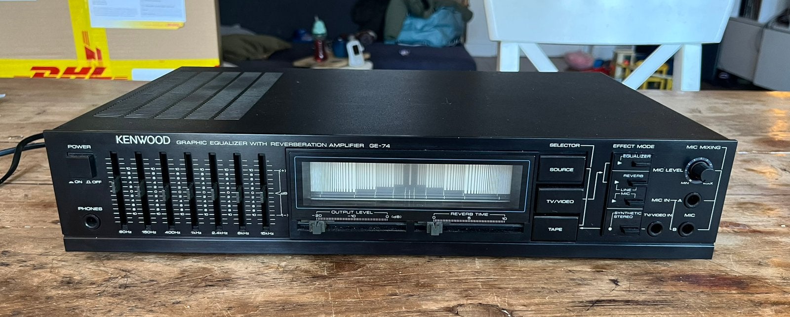 Kenwood ge74 equalizer, Ophalen of Verzenden, Zo goed als nieuw, Stereo, Overige merken